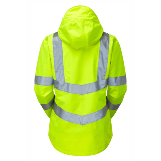 PULSAR P704 Ladies Hi-Vis Yellow Storm Coat - Premium HI-VIS JACKETS & COATS from Pulsar - Just £75.18! Shop now at Workwear Nation Ltd