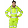 Pulsar P704R Women's Storm Waterproof Hi-Vis Coat Yellow - Recycled Content