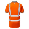 Pulsar Protect PR176R Hi-Vis Orange Polo Shirt - Recycled Content