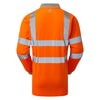 Pulsar Protect PR470 Long Sleeve Polo Shirt Orange - Recycled Content