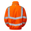 Pulsar Protect PR496R Padded Waterproof Bomber Jacket Orange - Recycled Content