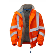  PULSAR PR496 Hi-Vis Orange Padded Bomber Jacket - Premium HI-VIS JACKETS & COATS from Pulsar - Just £67.98! Shop now at Workwear Nation Ltd