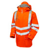 Pulsar Protect PR502R Padded Waterproof Storm Coat Orange - Recycled Content