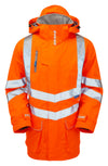 Pulsar Protect PR502R Padded Waterproof Storm Coat Orange - Recycled Content