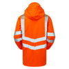 Pulsar Protect PR502R Padded Waterproof Storm Coat Orange - Recycled Content