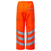 Pulsar Protect PR503 Waterproof Over Trousers Orange - Recycled Content