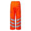 PULSAR PR503TRS Orange Rail Spec Waterproof Over Trousers - Premium HI-VIS TROUSERS from PULSAR - Just CA$69.93! Shop now at Workwear Nation Ltd