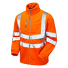Pulsar Protect PR508R Orange Hi-Vis Interactive Fleece Jacket - Recycled Content