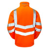 Pulsar Protect PR508R Orange Hi-Vis Interactive Fleece Jacket - Recycled Content