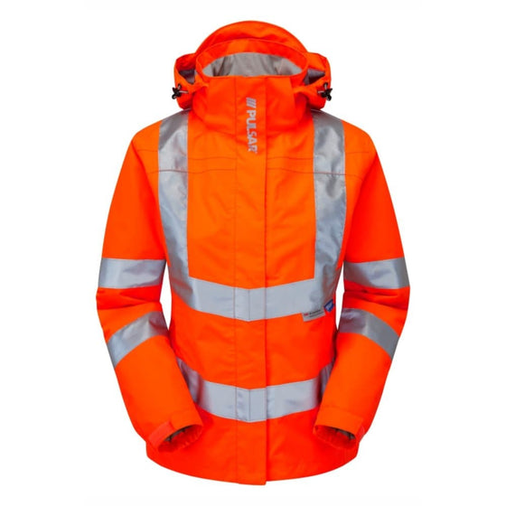 PULSAR PR705 Rail Spec Ladies Unlined Storm Coat - Premium WOMENS OUTERWEAR from PULSAR - Just £75.18! Shop now at Workwear Nation Ltd