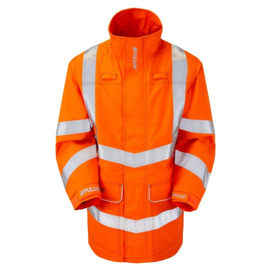 PULSAR PRARC09 Rail Spec FR-AST ARC Storm Coat - Premium FLAME RETARDANT JACKETS from PULSAR - Just £313.14! Shop now at Workwear Nation Ltd