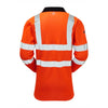 PULSAR PRARC21 Rail Spec FR-AST-ARC Hi-Vis Long Sleeve Polo Shirt - Premium FLAME RETARDANT SHIRTS from PULSAR - Just $82.25! Shop now at Workwear Nation Ltd