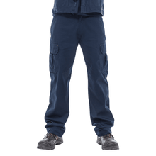  Herock Thor Shortleg Water-Repellent Work Trousers Navy / 30" Waist, 28" Leg