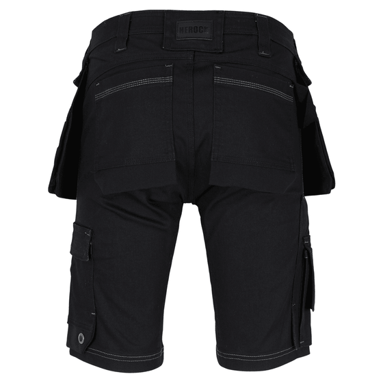 Herock Rex Stretch Detachable Holster Pocket Jeans Shorts - Workwear Nation Ltd