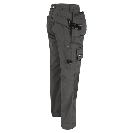 Herock Dagan Short Leg Water-Repellent Holster Pocket Kneepad Trousers Grey / 40" Waist, 28" Leg 