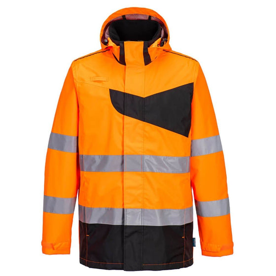 PORTWEST PW265 PW2 HI-VIS RAIN JACKET