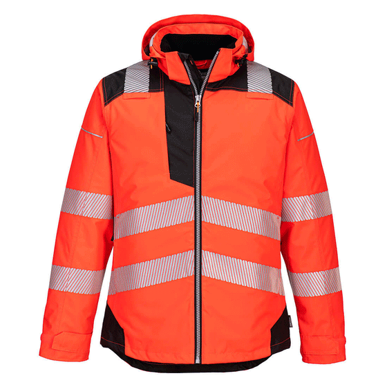 Portwest T400 PW3 Waterproof Hi-Vis Winter Work Jacket Only Buy Now at Workwear Nation!
