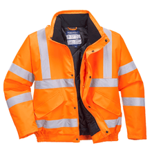  Portwest RT32 Hi-Vis Winter Waterproof Bomber Jacket - Workwear Nation Ltd