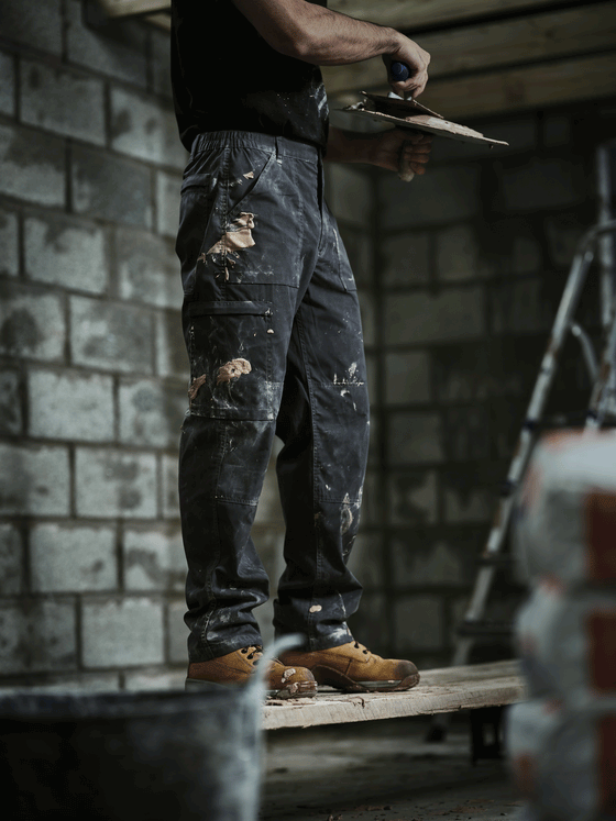 Regatta TRJ330 Water-Repellent Multi-Pocket Action Trousers Navy Blue