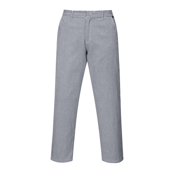 Portwest S068 Harrow Chefs Trousers - Workwear Nation Ltd