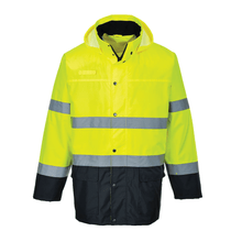  Portwest S166 Hi-Vis Contrast Rain Lite Waterproof Traffic Jacket - Workwear Nation Ltd