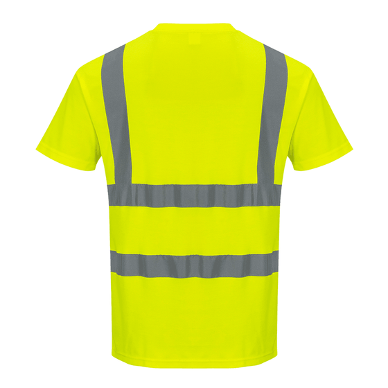 Portwest S170 Hi-Vis Cotton Comfort Breathable T-Shirt - Workwear Nation Ltd