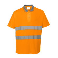  Portwest S171 Hi-Vis Cotton Comfort Breathable Polo Shirt - Workwear Nation Ltd