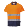 Portwest S174 Hi-Vis Cotton Comfort Contrast Breathable Polo Shirt - Workwear Nation Ltd