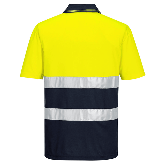 Portwest S175 Hi-Vis Lightweight Contrast Breathable Polo Shirt - Workwear Nation Ltd
