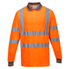 Portwest S271 Hi-Vis Cotton Comfort Polo Shirt