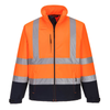 Portwest S425 Hi-Vis Contrast Water-Resistant Softshell Jacket (3L)