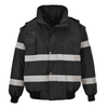 Portwest S435 Iona Waterproof 4-in-1 Hi-Vis Band Bomber Jacket