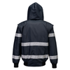 Portwest S435 Iona Waterproof 4-in-1 Hi-Vis Band Bomber Jacket