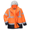 Portwest S471 Hi-Vis Waterproof 4-in-1 Contrast Traffic Jacket