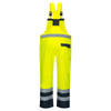 Portwest S488 Hi-Vis Breathable Contrast Waterproof Rain Bib & Brace