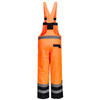Portwest S489 Hi-Vis Contrast Waterproof Winter Bib & Brace
