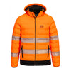 Portwest S548 Hi-Vis Ultrasonic Heated Tunnel Jacket - Battery Included