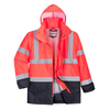 Portwest S768 Hi-Vis 5-in-1 Waterproof Contrast Executive Jacket
