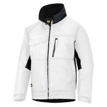  Snickers 1128 Craftsmen’s Winter Water Resistant Quilt Lined Rip-Stop Jacket White
