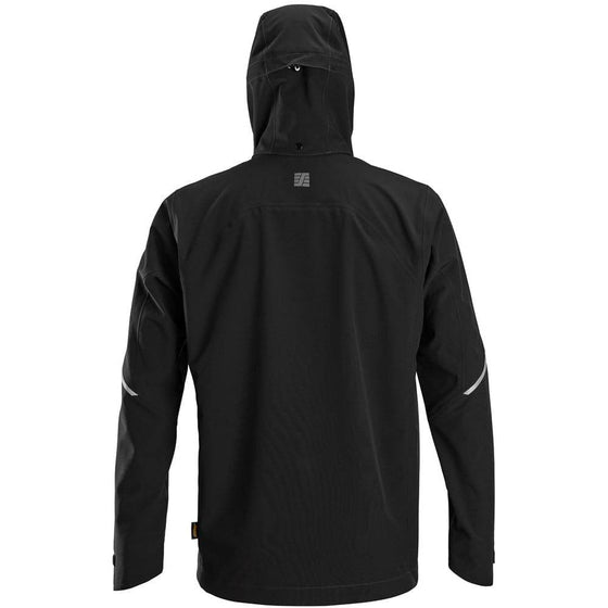 Snickers 1218 Flexiwork, Waterproof Soft Shell Jacket with Hood