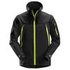Snickers 1940 FlexiWork, Full Stretch Jacket Black / Neon Yellow / 2XL