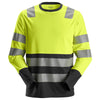 Snickers 2433 AllroundWork Hi-Vis Long Sleeve Shirt CL2 Various Colours Only Buy Now at Workwear Nation!
