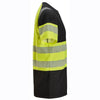 Snickers 2538 High-Vis Two Tone Class 1 Short Sleeve T-Shirt Black / Yellow / 2XL