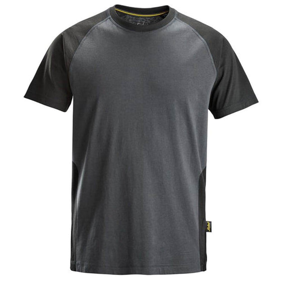 Snickers 2550 Two-Coloured Short Sleeve Cotton T-Shirt