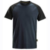 Snickers 2550 Two-Coloured Short Sleeve Cotton T-Shirt