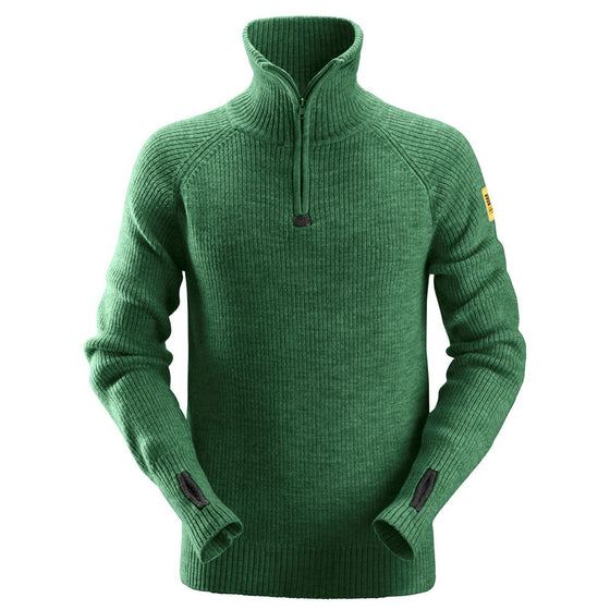 Snickers 2905 ½-Zip Wool Sweater Jumper Various Colours Only Buy Now at Workwear Nation!