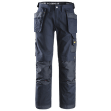  Snickers 3214 Craftsmen Holster Pocket Trousers, Canvas+ Navy Blue