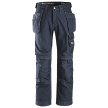  Snickers 3215 Craftsmen Holster Pocket Trousers, Comfort Cotton Navy Blue