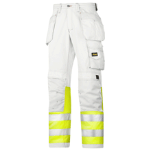  Snickers 3234 Painter’s Hi-Vis Trousers, Class 1