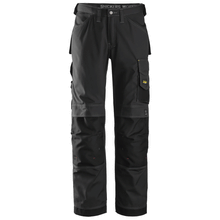  Snickers 3313 Craftsmen Trousers, Rip-Stop Black